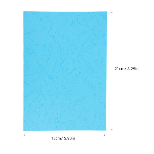 Presentation Binder Covers Blue 100 Sheets 8.3x5.9x0.04in 1
