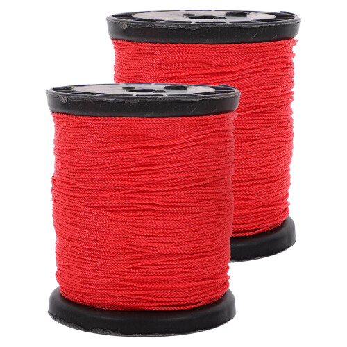 Masonry Nylon String Red 2 Rolls 80m Per Roll