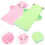 2pcs Multi-Function Shower Gloves Baby Scrubbing Mitts 7