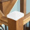 4pcs White Post Caps Weatherproof Plastic Deck Post Covers 4