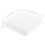 4pcs White Post Caps Weatherproof Plastic Deck Post Covers 2