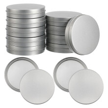 12pcs round metal tins with lids for candy storage cosmetic organizer