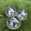 Outdoor Floating Light Plastic Solar Powered For 4pcs 3.9in 10