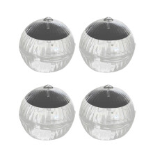 Outdoor Floating Light Plastic Solar Powered For 4pcs 3.9in
