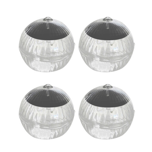 Outdoor Floating Light Plastic Solar Powered For 4pcs 3.9in