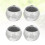 Outdoor Floating Light Plastic Solar Powered For 4pcs 3.9in 8