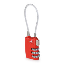 Cable Luggage Locks Tsa Approved 1pcs Zinc Alloy Travel Lock