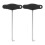 2 Pcs Roller Skate Accessories Shoe Lace Tightener 1