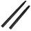 2Pcs Mini Black Double-Ended Eyebrow Makeup Brush Angled Cosmetic Tool 1