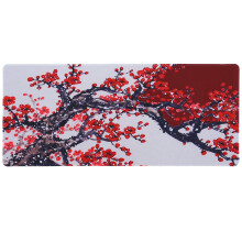 Big Mouse Pad Gaming Desk Pad Cherry Blossom Design Japanese Style Desk Mat Large Keyboard Mat