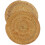 2 Pcs Mat Dining Rattan Heat Insulation Pad Set Tea Cup 9