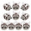 Bee Craft Decoration Wool Felt Grey 10pack 3