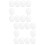 20 Pcs Acrylic Table Name Signs Wedding Reception Place Cards 9