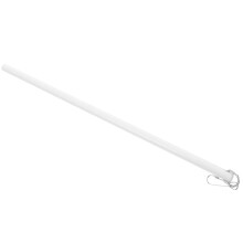 2Pcs Acrylic White Drapery Pull Rods for Venetian Blind Window Use