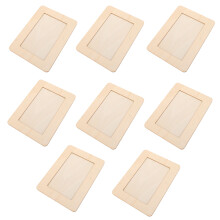 8pcs unfinished wooden picture frames 7.5x5. .9x3.9 photos