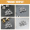 20 Pcs Blind Path Studs Floor Tactile Paving Sidewalk Guide Nail 8