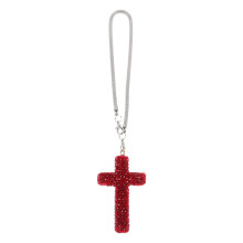 Rhinestone Jewelry Red Alloy Bling Interior Decoration