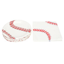baseball design paper and napkins set