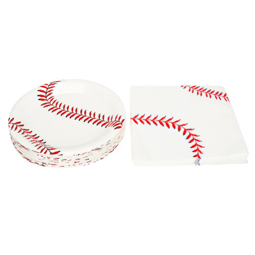 baseball design paper and napkins set