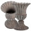 2 pcs decorative iron graveyard flower pot urn planter memorial vase 6