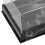 rectangular acrylic cake tray with lid marble pattern dessert holder 6