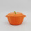 1Pc Ceramic Storage Jar Orange Candy Container Food Storage 9