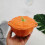 1Pc Ceramic Storage Jar Orange Candy Container Food Storage 10