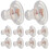 10pcs Clear Silicone Earring Backs for Women Men 1