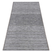 Carpet SISAL LOFT 21108 Lines grey / ivory / silver 160x230 cm