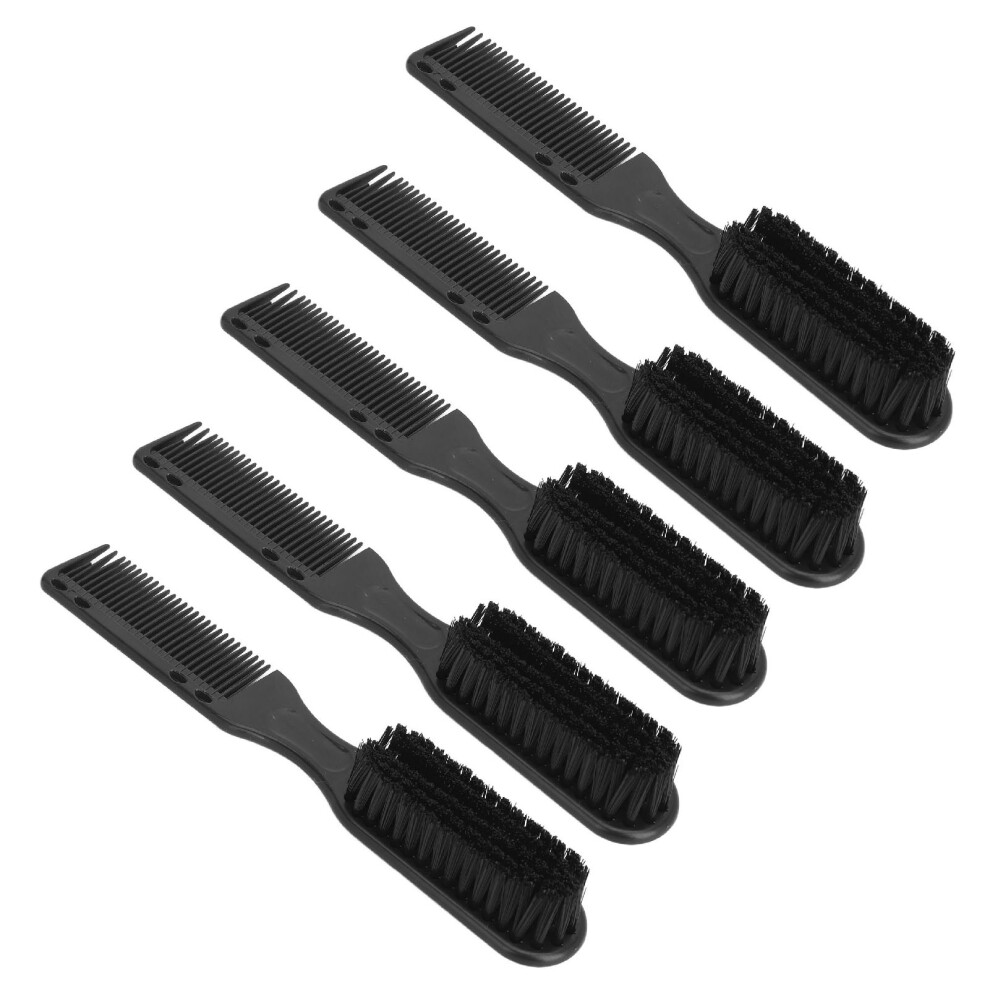 Men's Dual Head Hair & Beard Styling Brush - Ergonomic Portable 5 Pcs