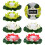 osaladi 6pcs floating lotus light for pool with batteries white 8