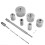 Core Drill Bits Set Masonry Core Drill Bits 10 Pcs 110mm-350mm Shank Hole Cutter Tool 1