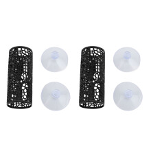 2Pcs Fisch Tunnel Spielzeug mit Saugnapf Aushöhlen