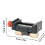 Chisel Sharpening Guide, Aluminum Alloy Honing Guide, Precise Angle Gauge, Clamping Planer Bracket 4