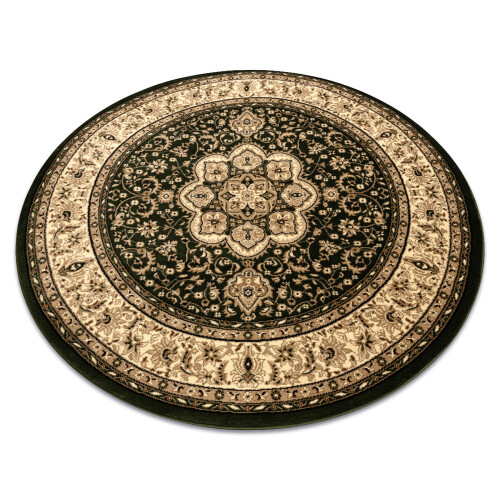 Carpet ROYAL ADR circle design 521 green circle 150 cm