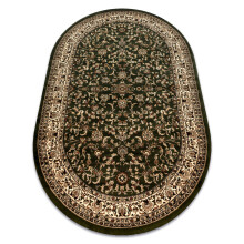 Carpet ROYAL ADR oval design 1745 green 100x180 cm