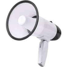 Portable Megaphone With Built-In Siren, Recorder, Clear Sound - Handheld Outdoor Megaphone Speaker