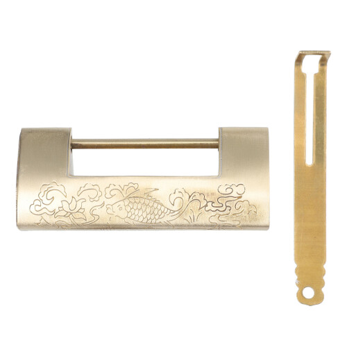 1Ensemble Cadenas Antique En Cuivre Pour Boîte À