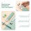 1 set portables essstäbchen besteck, leichtes set mit löffel 10