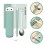 1 set portables essstäbchen besteck, leichtes set mit löffel 8