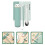 1 set portables essstäbchen besteck, leichtes set mit löffel 7