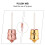 2Pièces Tubes Vides ABS , Rangement Gloss Compact Voyage 2