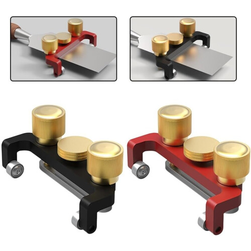 Cleverly Engineered Sharpener Tool For Unmatched Stability In Any Workshop Setting Red, Durable Woodworking Sharpening 2