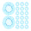 100pcs detector dust covers for fire alarm protection 11