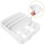 Silverware Tray Abs White 1pack For Practical Kitchen Use 9