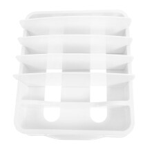 Silverware Tray Abs White 1pack For Practical Kitchen Use