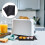 Decorative Sushi Plates Black 3pcs 9.75x6.76x0.83in 11