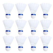 12 Pcs Badminton Shuttlecocks Healthy Good Workmanship Fitness
