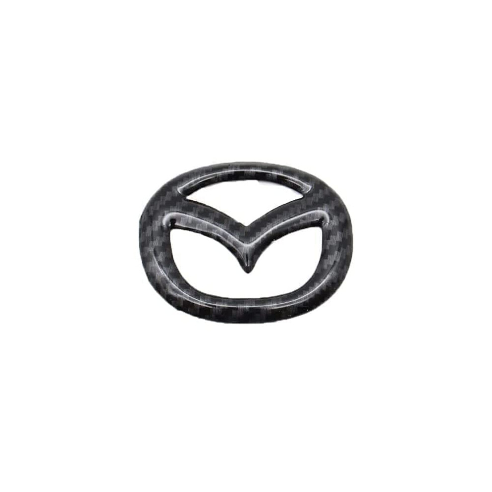 Car Steering Wheel Cover Sticker Emblem Logo Frame Trim Decal For Mazda 3 6 Cx-3 Cx-5 Carbon Fiber Interior Styling 9393856893454