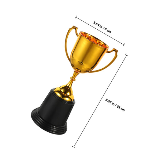 Ceremony Trophy Cup Plastic Golden Trophy Shows 1pcs 1